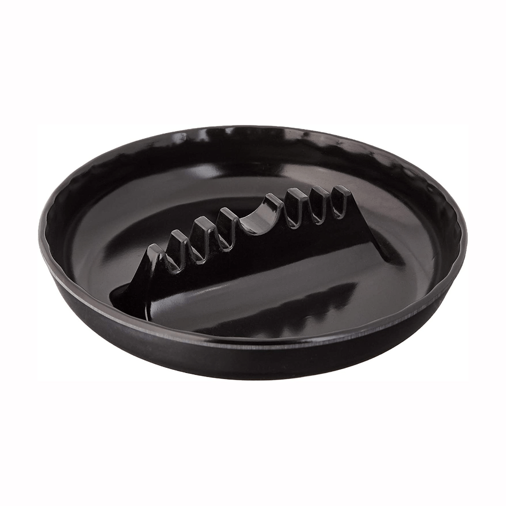 1 Pack Seven-slot Cigarette Cigar Smoke General-purpose Round Ashtrays, Plastic Melamine, Imitation Porcelain Melamine Dish, Suitable For Indoor