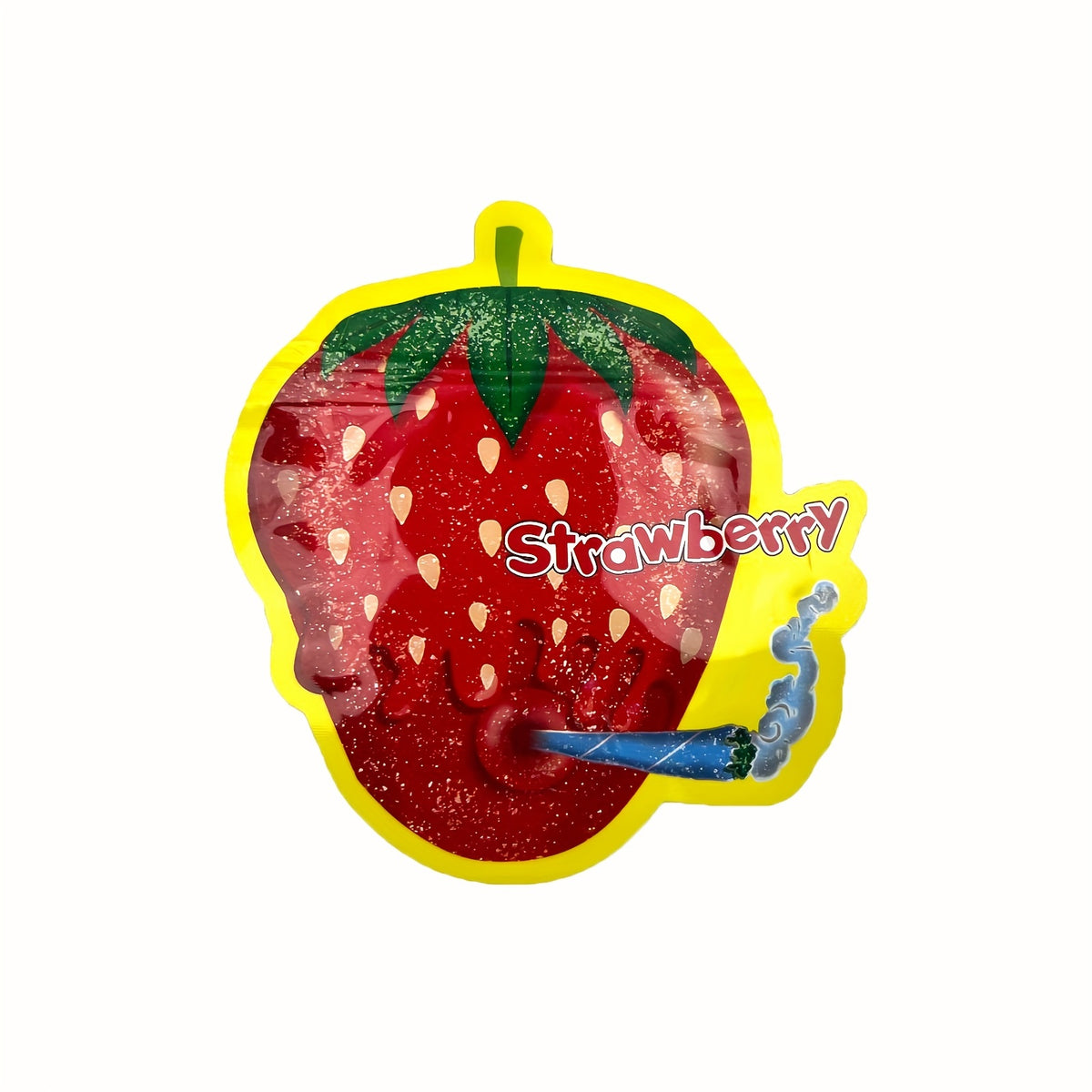 100pcs 3D Mylar Bags Zipper Bags Design Bags Resealable Bag Plastic Packing Bags Smell Proof Bag Shape Of Zipper Bags Gift Snack Bags Kids Gift Bags, 3.5gram, 3.94*5.12inch