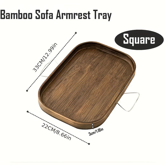 1pc ,Foldable Tray,Snack Tray,Fruit Tray,Sofa Armrest Tray,Laptop Tray,bathroom Toiletries Cosmetic Jewelry Storage Tray,Bathroom Tray, Fruit Tray, Home Decoration Storage Tray