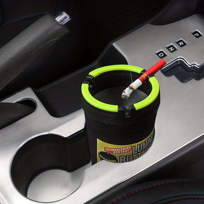 Glow In The Dark Car Ashtray Cigarette Self-Extinguishing Cup Car Ash Holder Portable Truck Home Office PORTABLE ASHTRAY