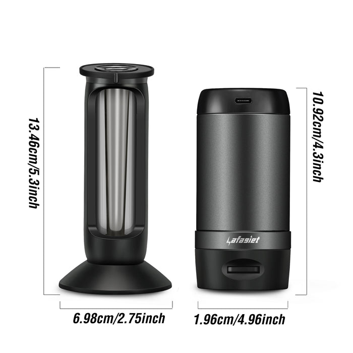 1set Electric Dry Herb Grinder With Filling Tobacco Horn Tube, Cone Rolling Paper Cigarette Maker, Smoking Accessories