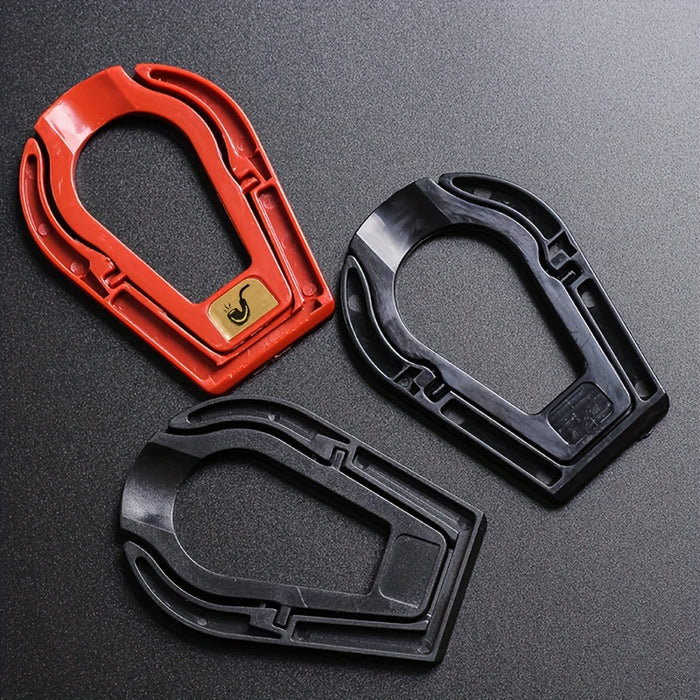 1pc Portable Plastic Folding Tobacco Pipe Holder - Perfect for Displaying Your Smoking Accessories!