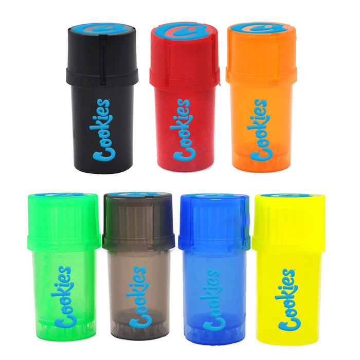 1pc, Portable Cookies Grinder With Storage Jar Air-tight, Water Proof, Smell Proof, Smoking Accessories