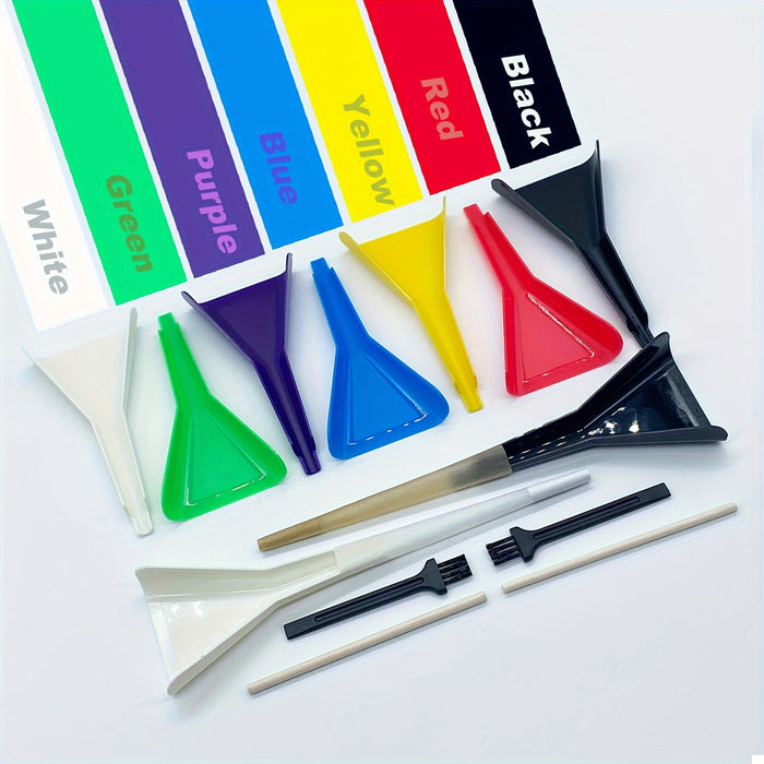 1set, Pre-Rolled Cones Loader Funnel Tool Set - Rolling Paper Cones Loader, Pressing Rod, Cleaning Brush For Grinder - Portable Pre-Rolled Cones Filling Tools Set For Home Outdoor Travel, Household Gadgets