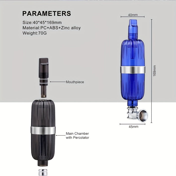 1pc, Portable Smoking Pipe Dry Herb Pen Vaporizer With Tobacco Pipe Dab Tools Smoke Accessories