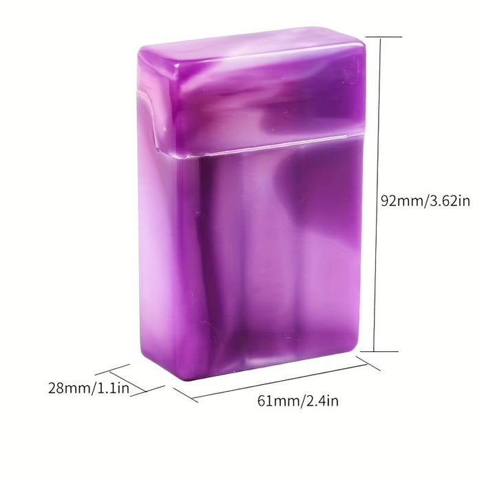 Creative Divided Cigarette Case Multifunctional Storage Box Lighter Case Men's Plastic Flip Cigarette Case