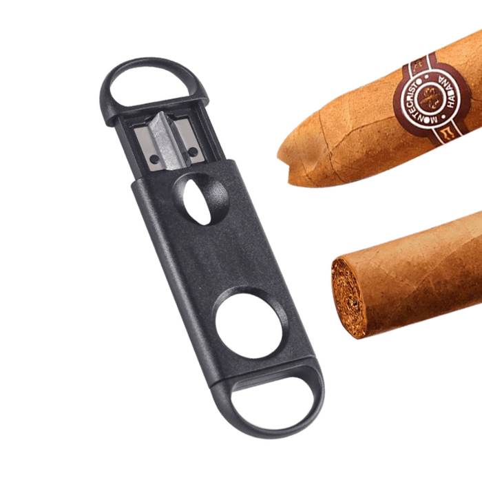 Upgrade Your Cigar Smoking Experience with this Dual-Purpose V-Mouth Cigar Cutter