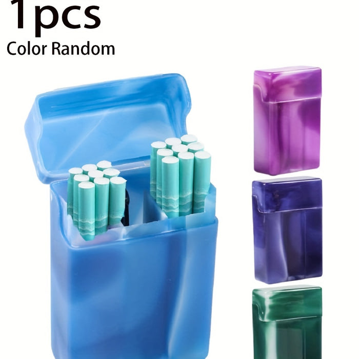 Creative Divided Cigarette Case Multifunctional Storage Box Lighter Case Men's Plastic Flip Cigarette Case