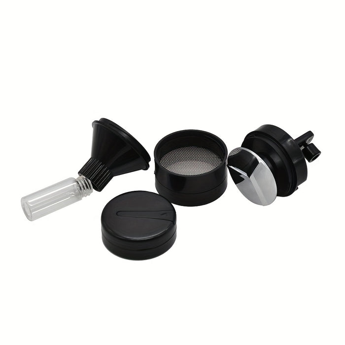 1pc, Grinder, Personality Folding Plastic Hand-shake Smoke Grinder, Medicine Bottle, Smoke Grinder, Smoking Accessories