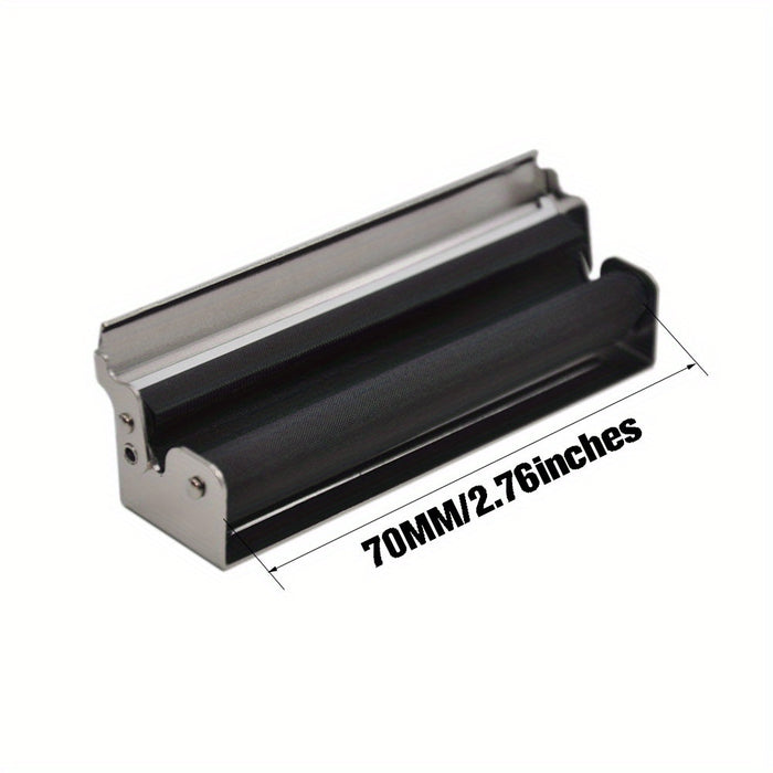 1pc, Rolling Machine, Metal Cigarette Roller, 70/78/110mm Black Manual Cigarette Rolling Tool, Portable Cigarette Maker Equipment, Smoking Accessaries