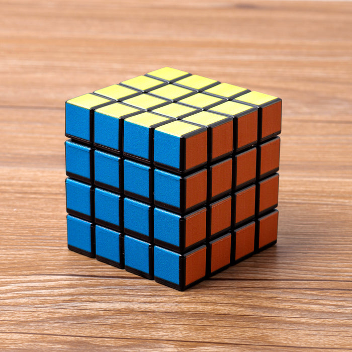 1pc, Plastic Magic Cube Grinder(2.2”x2.36“), Zinc Alloy Large Grinder, Metal Grinder, Cigarette Shredder, Metal Hand Crank Grinder