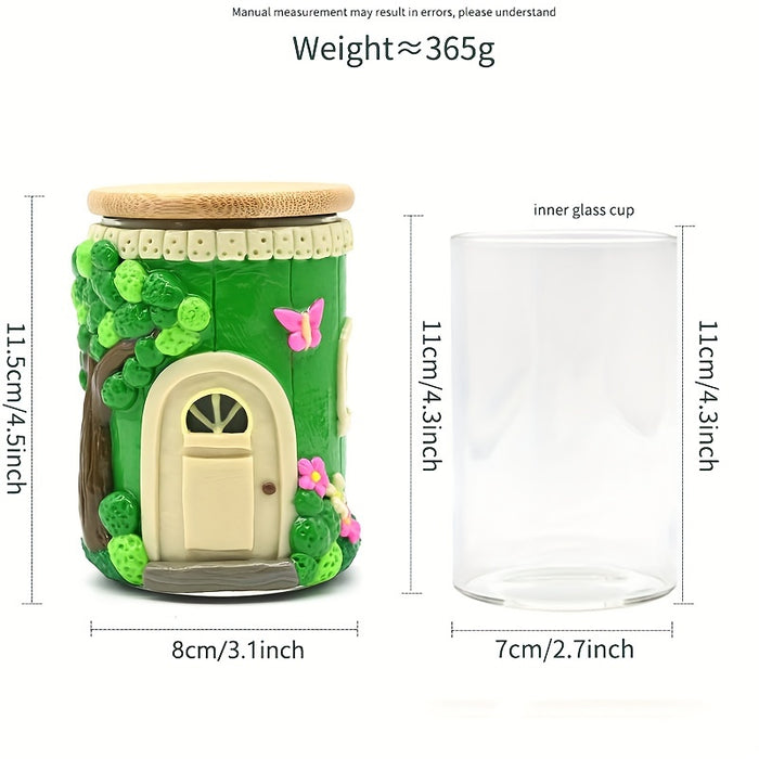 1pc,Hand Painted Tobacco Storage Sealed Jar With Lid, Cigarette Leaf Jar,Sealed Jar,Smoking Accessaries