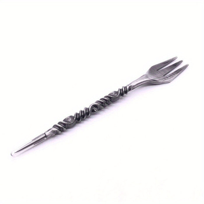 1pc, Hookah Shisha Flavors Fork With Poker, Alloy Tobacco Fork And A Puncher For Aluminum Foils Tools 6.3 In Long, Hookah Accessories