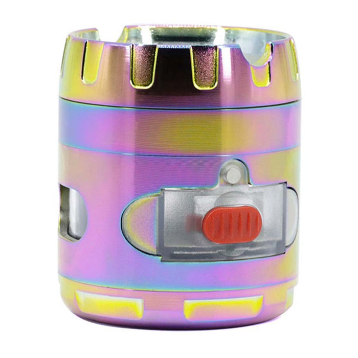 1pc, Grinder, Spice Grinder, Four-layer Spice Grinder With Cigarette Holder Drawer, Creative Can Shaped Grinder, Metal Grinder For Kitchen, Spice Grinders, Multifunctional Spice Crusher, Smoking Accessaries