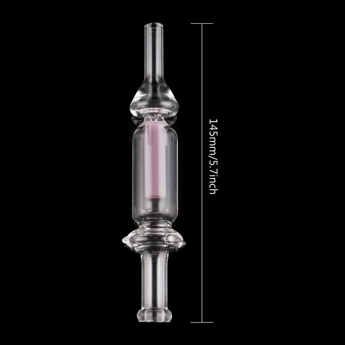 1pc, Nectar Collector Glass Colorful NC Kit Straw Oil Rigs Silicone Pipe Smoking Accessories Dab Rig Glass Water Pipe