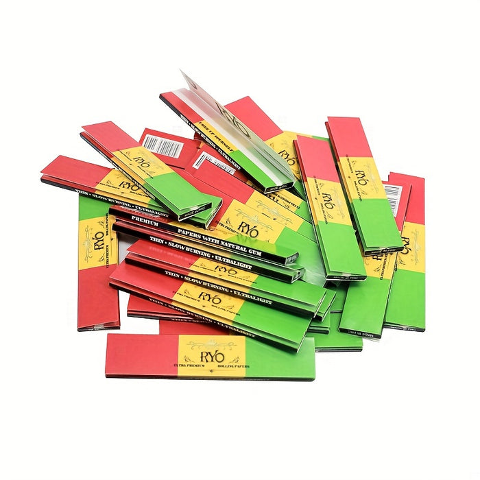 25 Booklets, Rolling Paper, Slow Burning, 32 Leaves/booklet, Total 800 Leaves