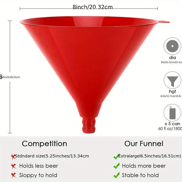 1pc, Party Single Head Beer Bong Funnel With Valve Bar Supplies Party Supplies Creative Beer Glass