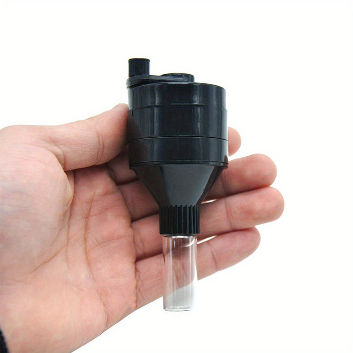 1pc, Grinder, Personality Folding Plastic Hand-shake Smoke Grinder, Medicine Bottle, Smoke Grinder, Smoking Accessories