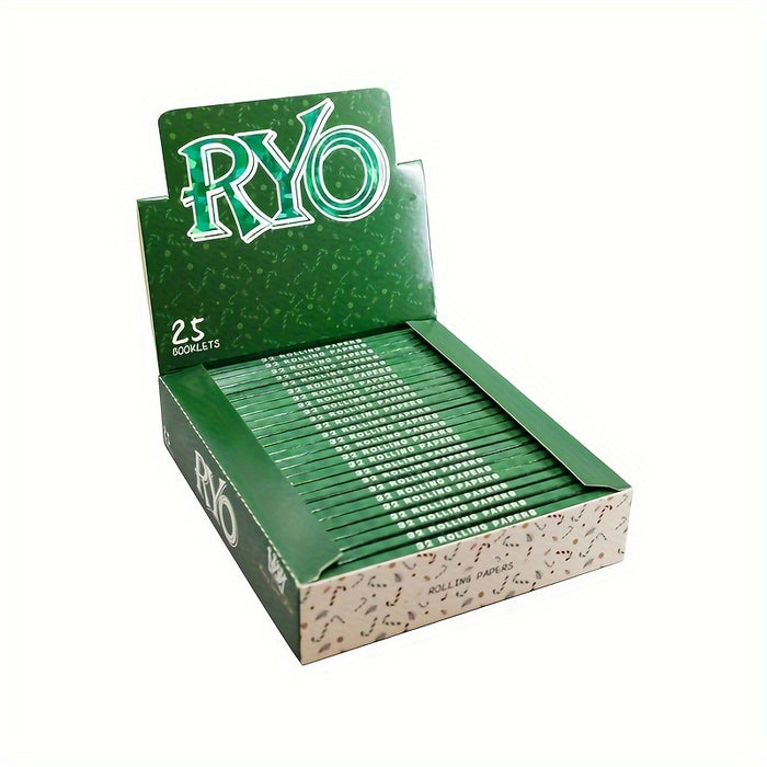 25 Booklets, Christmas Dark Green Wood Pulp Rolling Paper, King Size Slim Rolling Paper, Smooth Burning, 32Leaves Per Booklet, Christmas Gift, Christmas Suplies, Christmas Decoration, Christmas Party Supplies