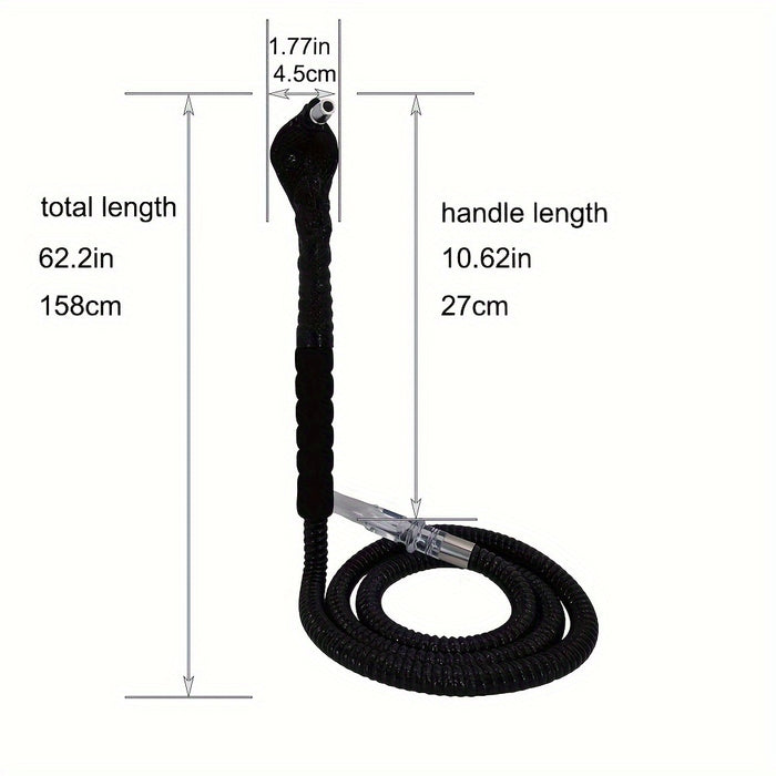 1pc, Hose Replacement For Arabic Smoking Product, Snake Shape Hose, Household Gadget, Christmas Gifts, Halloween Gifts