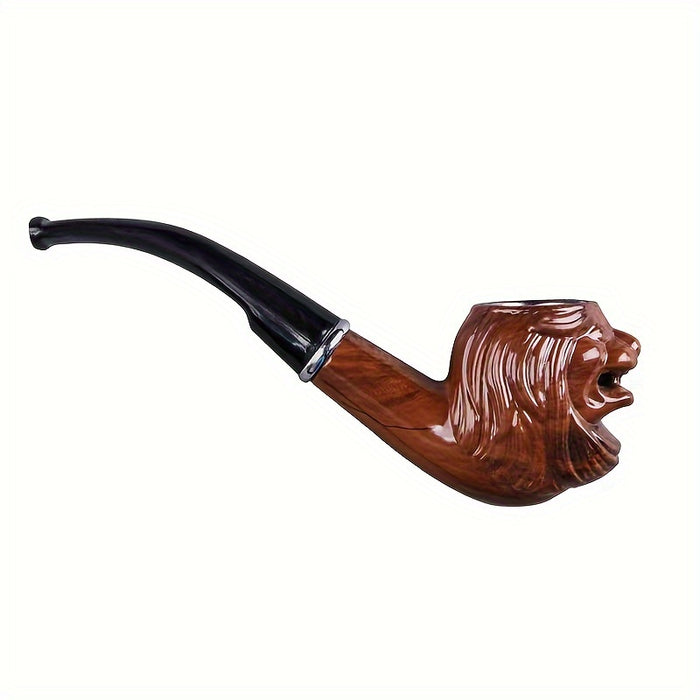 1pc, Lion Head Design Smoking Tube, Portable Smoking Tube For Home Outdoor Travel, Household Gadget, Christmas Gifts, Halloween Gifts
