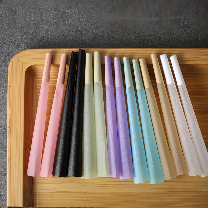 50pcs/100pcs, Pre-rolled Cones (108mm/4.2inches), Tapered Paper With Tips On The Roll, Flavor Paper, Translucent Pre-Rolled Cones, Cigarette Paper, Hornet Natural Unrefined Rolling Paper, Cones King Size