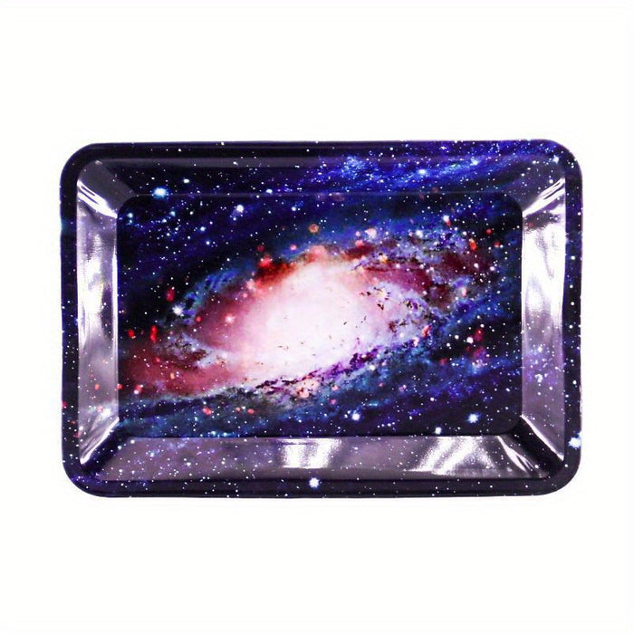 1pc, Rolling Trays, Creative Pattern Cigarette Rolling Tray, Metal Cartoon Rolling Tray, Washable Rolling Tray, Fruit Plate, Dessert Tray, Cigarette Plate, Cigarette Accessories Tray, Smoking Accessaries, Chrismas Gifts, Halloween Gifts