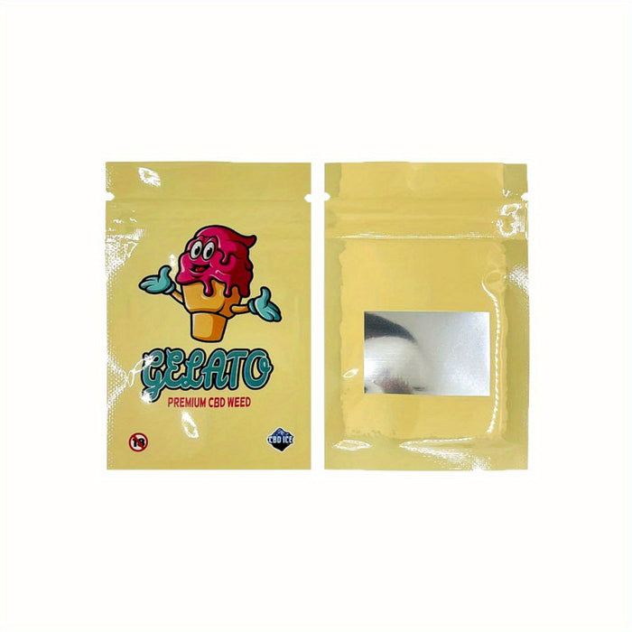 10pcs/lot 6*9cm/2.36*3.54inch Mylar Bag Cookies Bag Candy Ziplock Bags Shaped Mylar Bag Smell Proof Bags Waterproof Bag Candy Bottles Special-shaped Candy Packaging Self-sealing Bag, Storage Bag Resealable Bag, Ziplock Bag