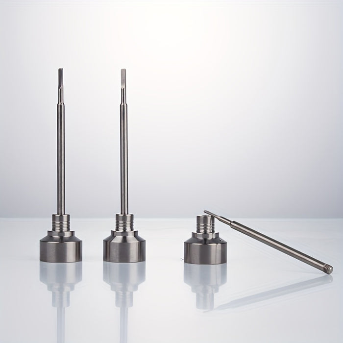 1pc, Stainless Steel Cap, Smoking Accessory, G2 Titanium Carb Cap Tool With Air Hole, Hookah Tool, Smoking Accessaries
