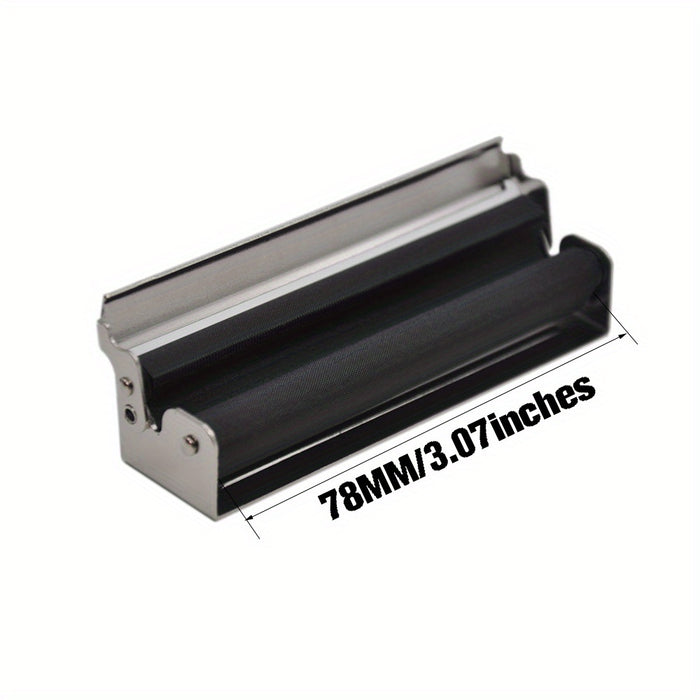 1pc, Rolling Machine, Metal Cigarette Roller, 70/78/110mm Black Manual Cigarette Rolling Tool, Portable Cigarette Maker Equipment, Smoking Accessaries