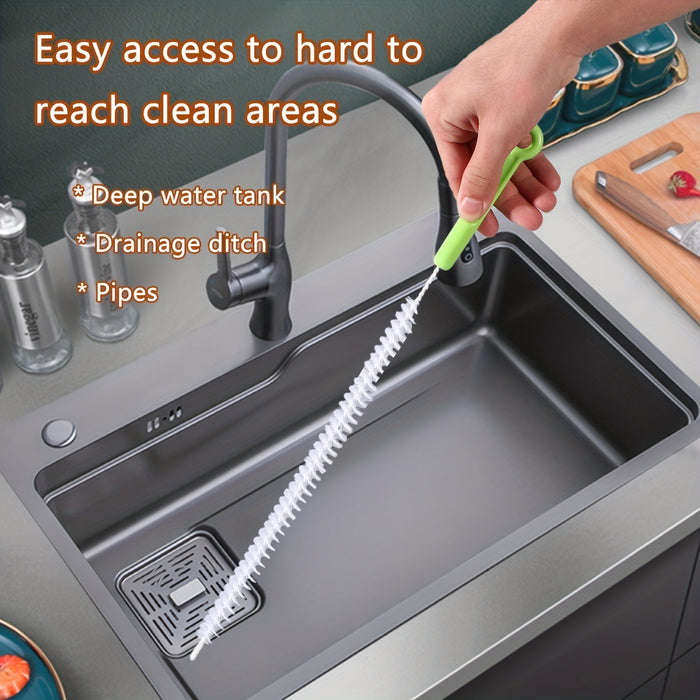 7pcs/set, Bottle Straw Cleaning Brush, Long Handle Cleaning Brush Sets For Long Bottle Pipe Bong Washing Sports Water Bottle Glass Tube Cleaner Tools