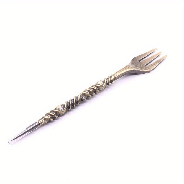 1pc, Hookah Shisha Flavors Fork With Poker, Alloy Tobacco Fork And A Puncher For Aluminum Foils Tools 6.3 In Long, Hookah Accessories
