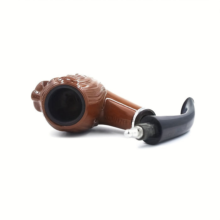 1pc, Lion Head Design Smoking Tube, Portable Smoking Tube For Home Outdoor Travel, Household Gadget, Christmas Gifts, Halloween Gifts
