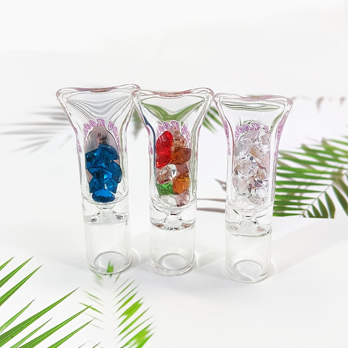 5pcs/box, 8mm Lady Colored Glass Filter Nozzle, Smoking Filter Tip, Glass Filter Tip, Smoking Accessaries