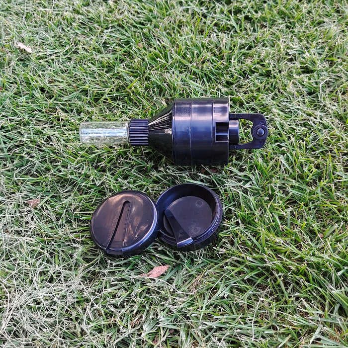 1pc, Grinder, Personality Folding Plastic Hand-shake Smoke Grinder, Medicine Bottle, Smoke Grinder, Smoking Accessories