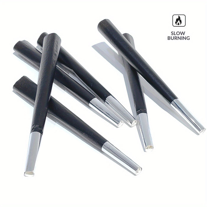 50pcs, Black Stylish Rolling Paper Cones, King Size Pre-rolled Cones With Filter, Slow Burning Rolled Paper Cones