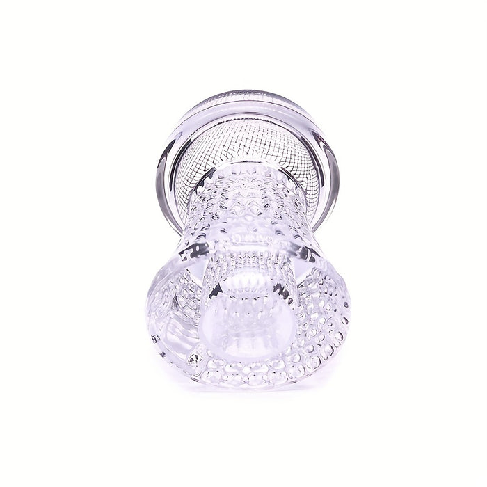 1pc, Glass Hookah Bowl With Net Nargile Shisha Bowl Hookah Narguile Chicha Cachimbas Shisha Tobacco Bowl Hookah Head Smoking Accessories Gift