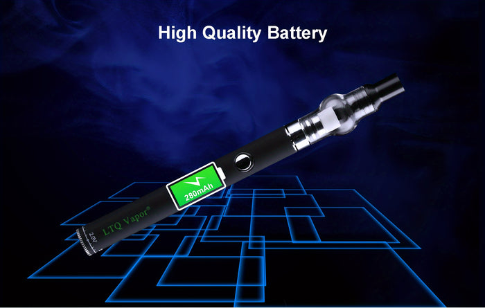 1pc Empty Glass Cartridge Wax Smoking Pen, Replaceable Atomizer With 510 Thread Battery Pen, Wax Vaporizer, Adjustable Voltage