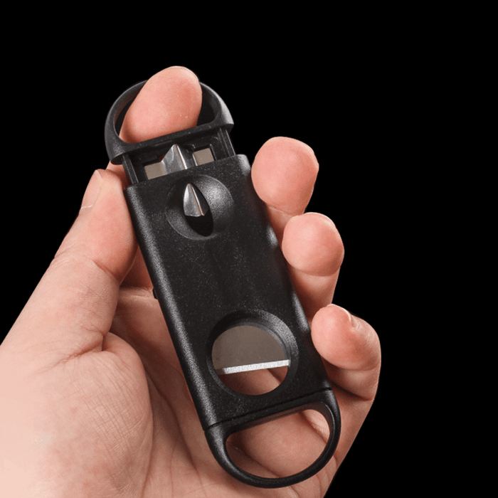 Upgrade Your Cigar Smoking Experience with this Dual-Purpose V-Mouth Cigar Cutter
