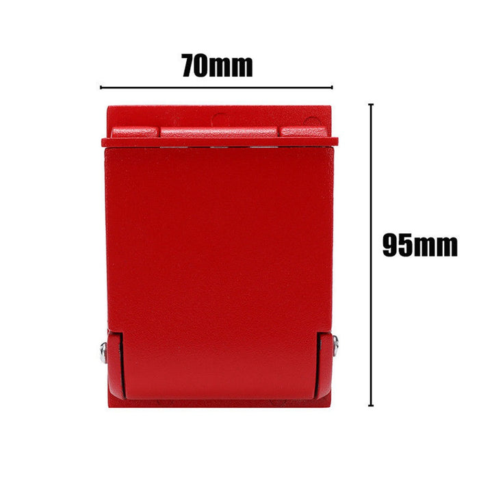 1pc, 95*70mm Wall-mounted Aluminum Alloy Ashtray Holder - Stylish and Convenient Smoking Solution for Outdoor and Indoor Use