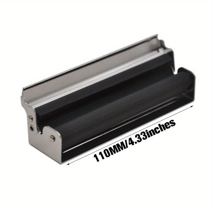 1pc, Rolling Machine, Metal Cigarette Roller, 70/78/110mm Black Manual Cigarette Rolling Tool, Portable Cigarette Maker Equipment, Smoking Accessaries