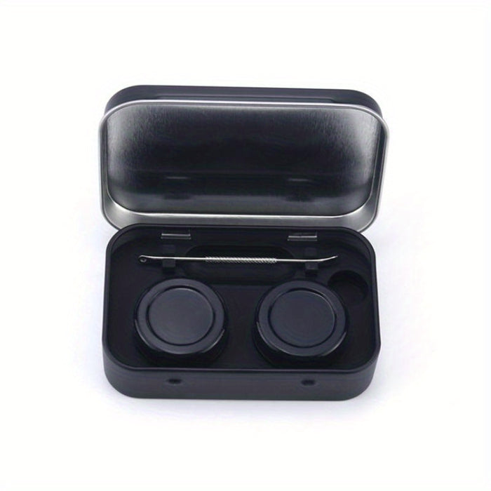 2pcs, Silicone Container Box With Dab Tool, 5ml/0.17oz Smoking Set Smoking Accessories, Smoking Pipe