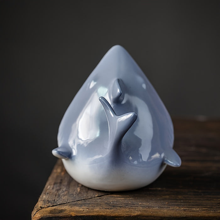 1pc, Creative Ceramic Shark Ashtray, Household Decorative Astray, Ashtrays For Home, Hotel, Bar, Office, Fancy Gift For Men Women, Household Gadget, Christmas Gifts, Christmas Supplies, Christmas Party Supplies