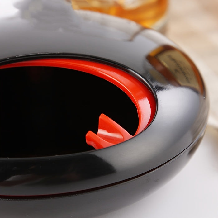 Rotating Ashtray, Ashtray With Lid, Portable Stylish Novelty Windproof Ashtray With Rotating Lid For Indoor And Outdoor Use
