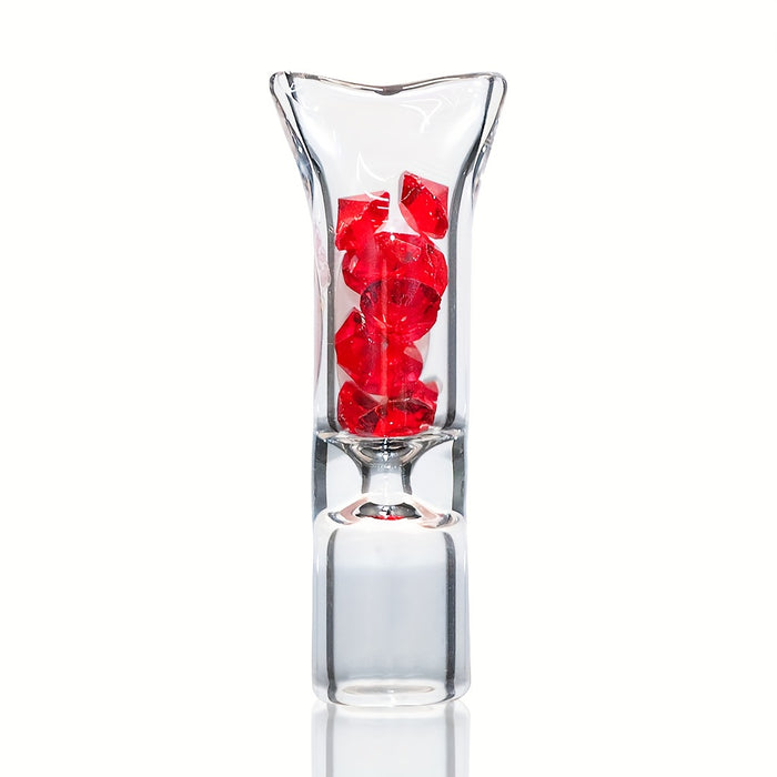 5pcs/box, 8mm Lady Colored Glass Filter Nozzle, Smoking Filter Tip, Glass Filter Tip, Smoking Accessaries