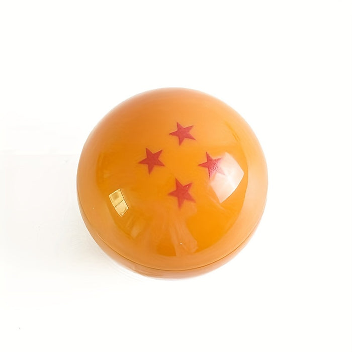 1pc, Creative Smoking Grinder Device, Round Tobacco Grinder, Four Star Yellow Ball Smoking Grinder, Smoking Accessories