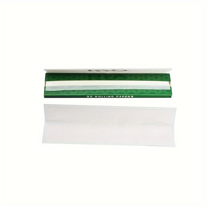 25 Booklets, Christmas Dark Green Wood Pulp Rolling Paper, King Size Slim Rolling Paper, Smooth Burning, 32Leaves Per Booklet, Christmas Gift, Christmas Suplies, Christmas Decoration, Christmas Party Supplies