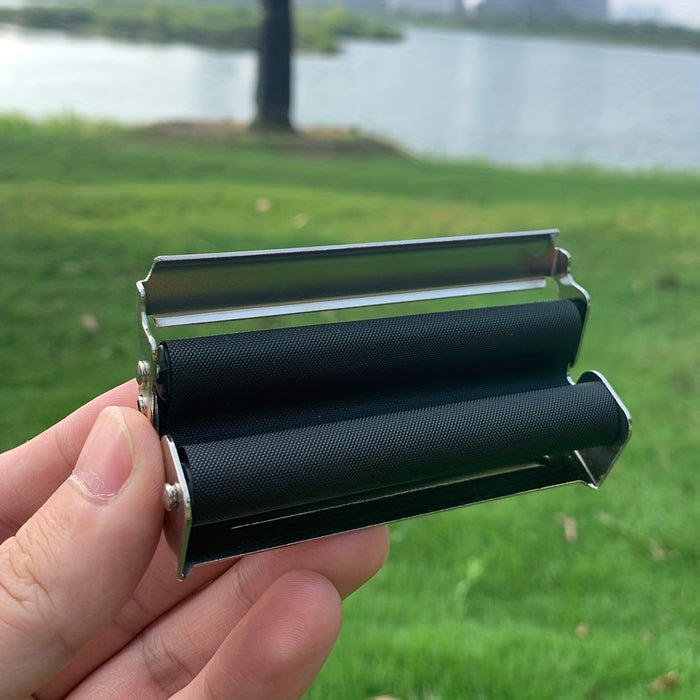 1pc, Rolling Machine, Metal Cigarette Roller, 70/78/110mm Black Manual Cigarette Rolling Tool, Portable Cigarette Maker Equipment, Smoking Accessaries