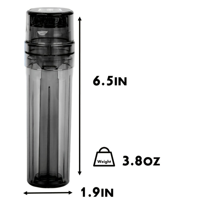 1pc Plastic Herb Grinder With Cone Filler Funnel Loader Roller, Tobacco Grinder