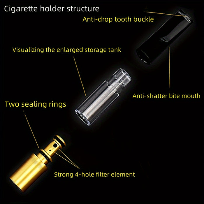5pcs/box, Men's Portable Filter Tip, Filter Holder, Filter Mouthpieces, Household Gadget, Christmas Gifts, Halloween Gifts